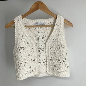 ZARA Crocheted Vest